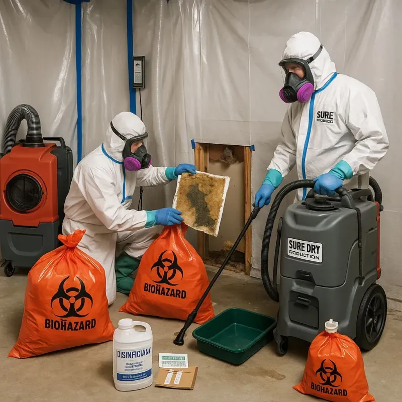 Contaminated Water Handling Protocols process in Sunset, UT