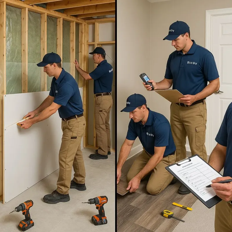 Repairs and Reconstruction process in Sunset, UT